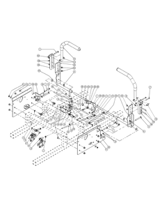 Control Assembly Diagram and Parts List for M54-KH (53AH8CT4050-27HP-OHV)(2009 & Before) Cub Cadet Lawn Tractor